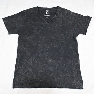 Decree Charcoal V-Neck Men's Tee